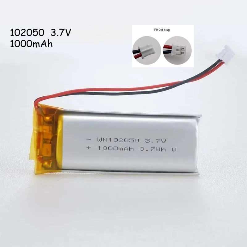 3.7V 1000mAh 102050 리포 배터리 충전식 - Eachine Drone E58 리뷰 및 가격