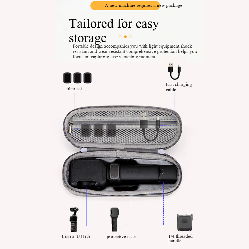Insta360 용 보관 가방 Luna Ultra 짐벌 - Drone Gimbal Case 리뷰 및 가격